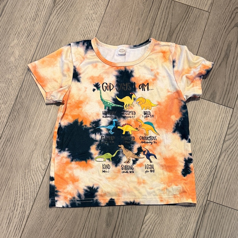 Boy 3t Dinosaur Graphic Tee shirt in good used condition
